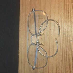 RARE 1960s VIETNAM 5 1/2 COMMAND AO USA SILVER EYEGLASSES